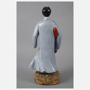 Große Porzellanfigur