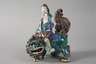 Porzellanfigur reitende Guanyin