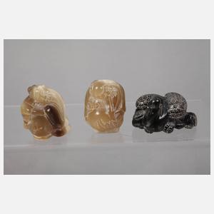 Konvolut Schnitzereien