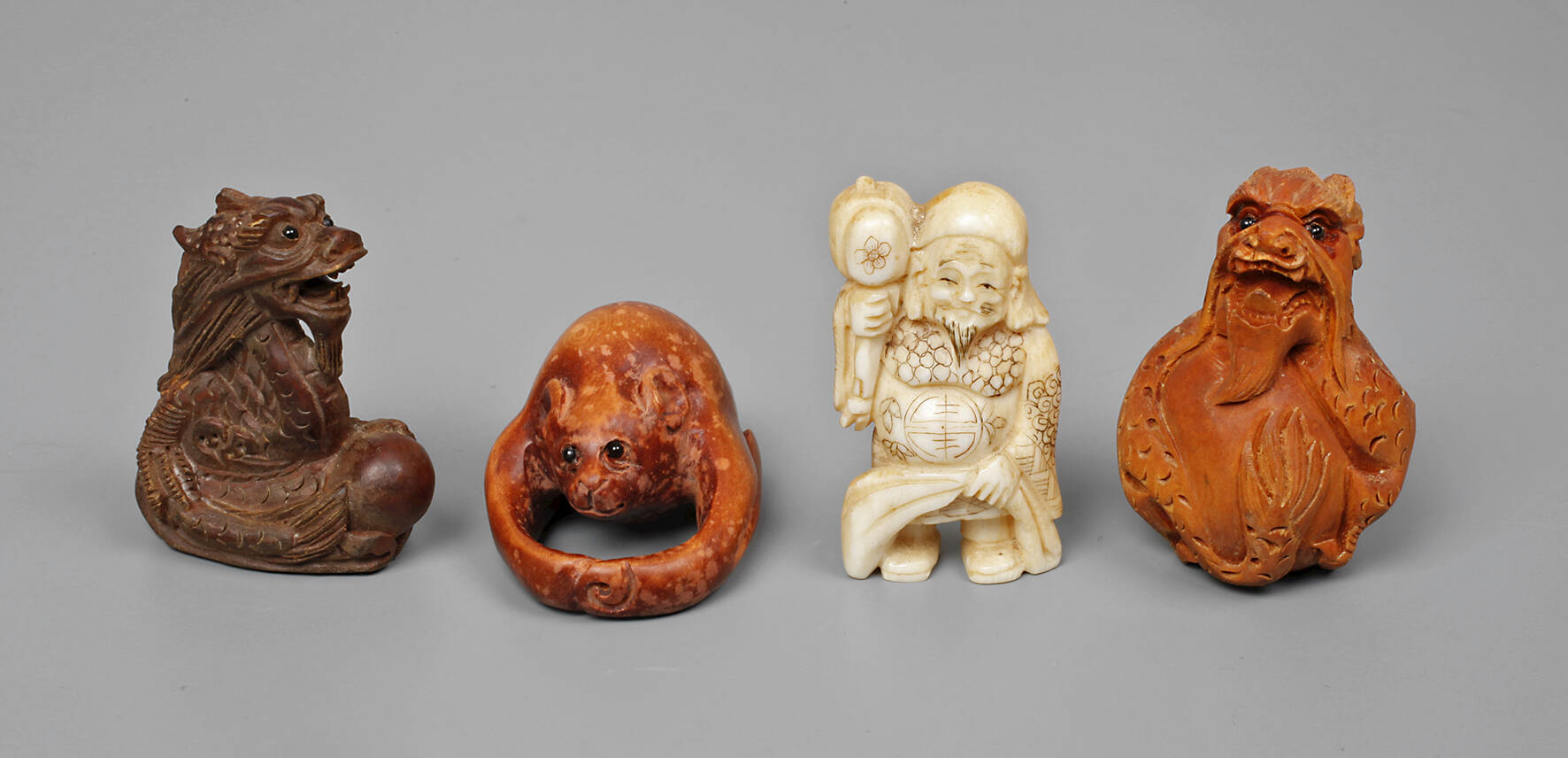Vier Netsuken