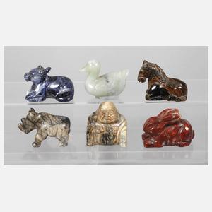 Konvolut Steinschnitzereien