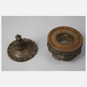 Figürliches Tintenfass