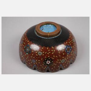Blütenschale Cloisonné
