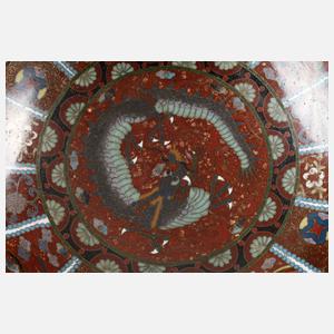 Blütenschale Cloisonné