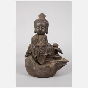 Kleine Gartenplastik