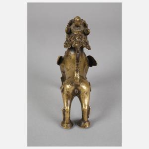 Bronzeplastik Qilin