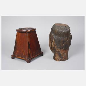 Geschnitztes Kopfstück