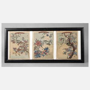 Drei Farbholzschnitte