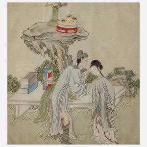 Farbholzschnitt Japan