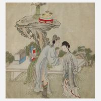 Farbholzschnitt Japan111