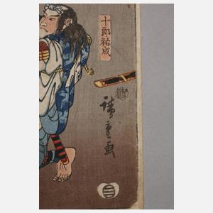 Farbholzschnitt Japan