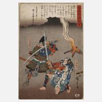 Farbholzschnitt Japan111