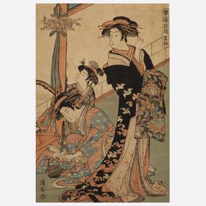 Farbholzschnitt Japan