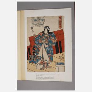 Farbholzschnitt Japan