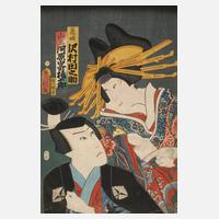 Farbholzschnitt Japan111