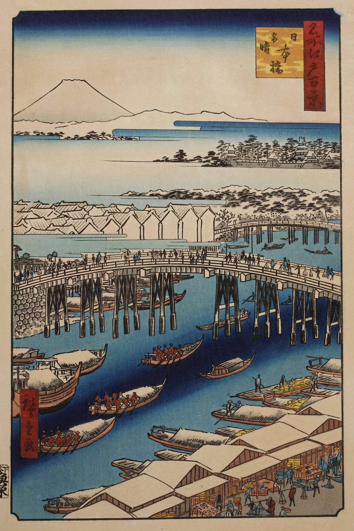 Farbholzschnitt Japan