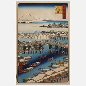 Farbholzschnitt Japan