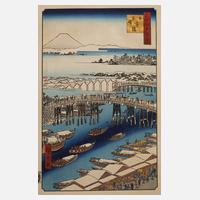 Farbholzschnitt Japan111