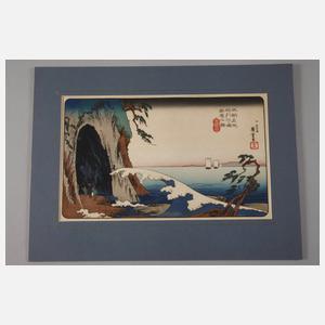 Farbholzschnitt Japan