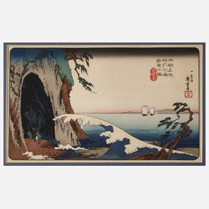 Farbholzschnitt Japan