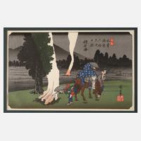 Farbholzschnitt Japan111