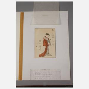 Farbholzschnitt Japan