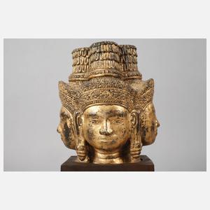 Bronzeplastik Brahma