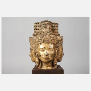 Bronzeplastik Brahma