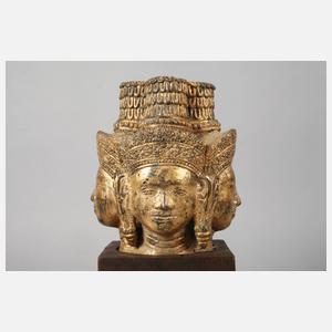 Bronzeplastik Brahma