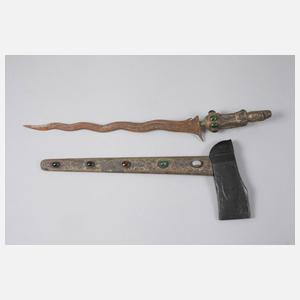 Konvolut asiatische Stichwaffen