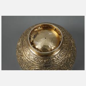 Vergoldeter Silberbecher