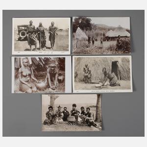 Konvolut Foto-Postkarten Afrika