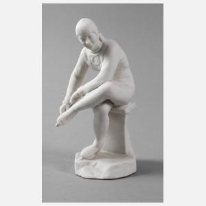 Porzellanfigur Lidija Skoblikowa