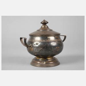 Russland Zuckerdose Silber