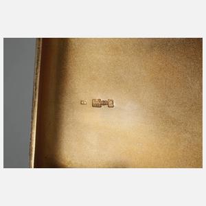 Russland große Zigarettendose mit Troika