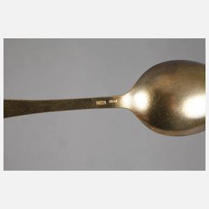 Silber sechs Kaffeelöffel Russland