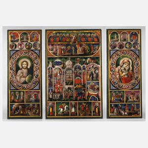 Seltene Jerusalem Ikone