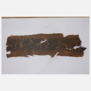 Konvolut gerahmte Textilfragmente