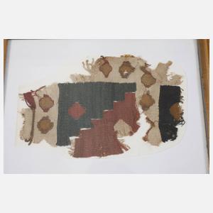 Konvolut gerahmte Textilfragmente