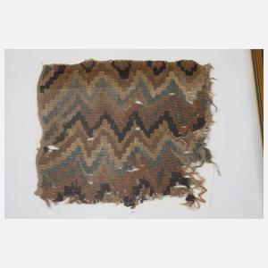 Konvolut gerahmte Textilfragmente