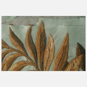 Seidenstickbild Biedermeier