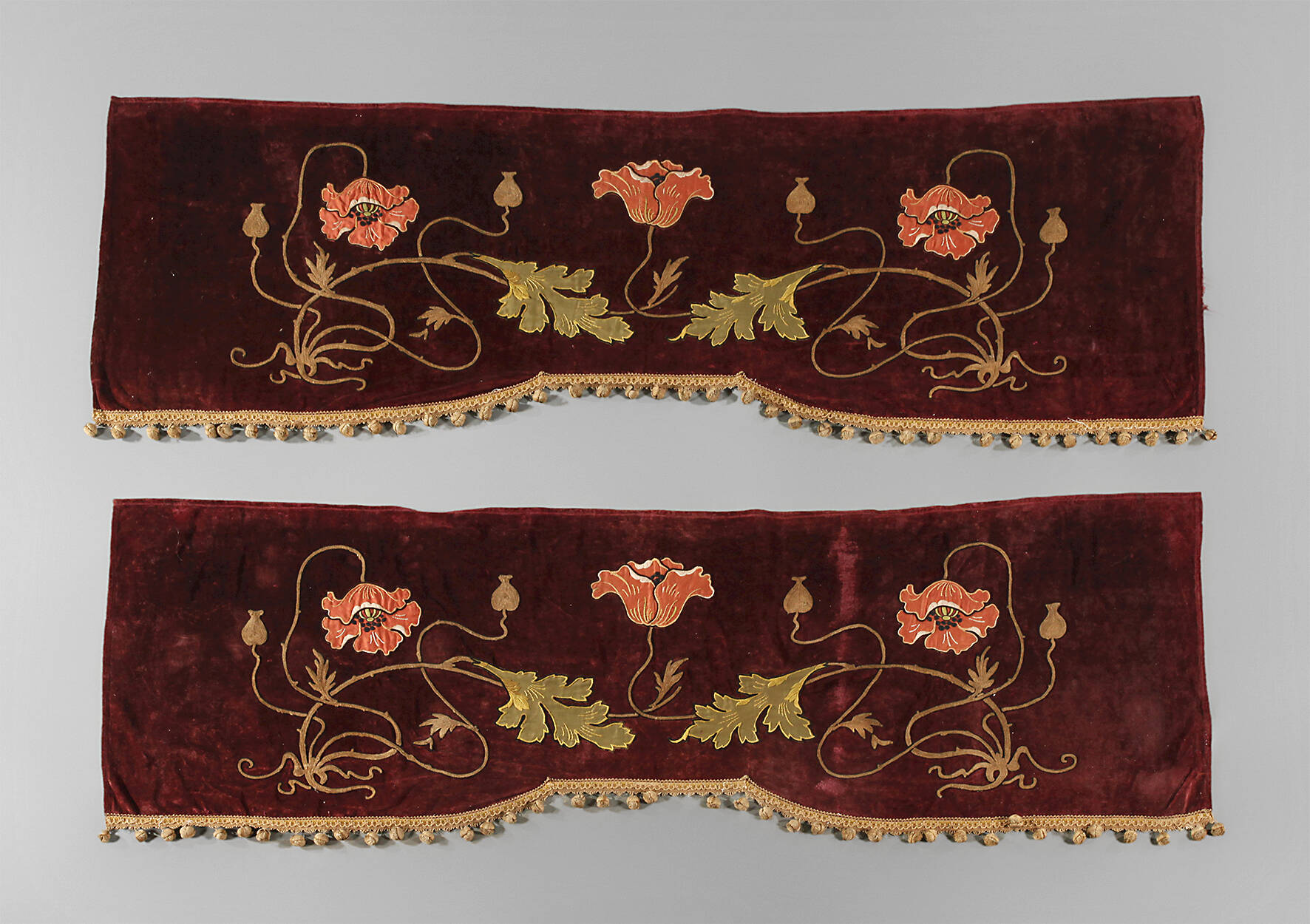 Paar Schabracken Jugendstil