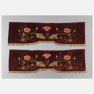 Paar Schabracken Jugendstil