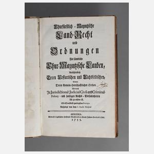 Churfürstlich-Mayntzische Land-Recht