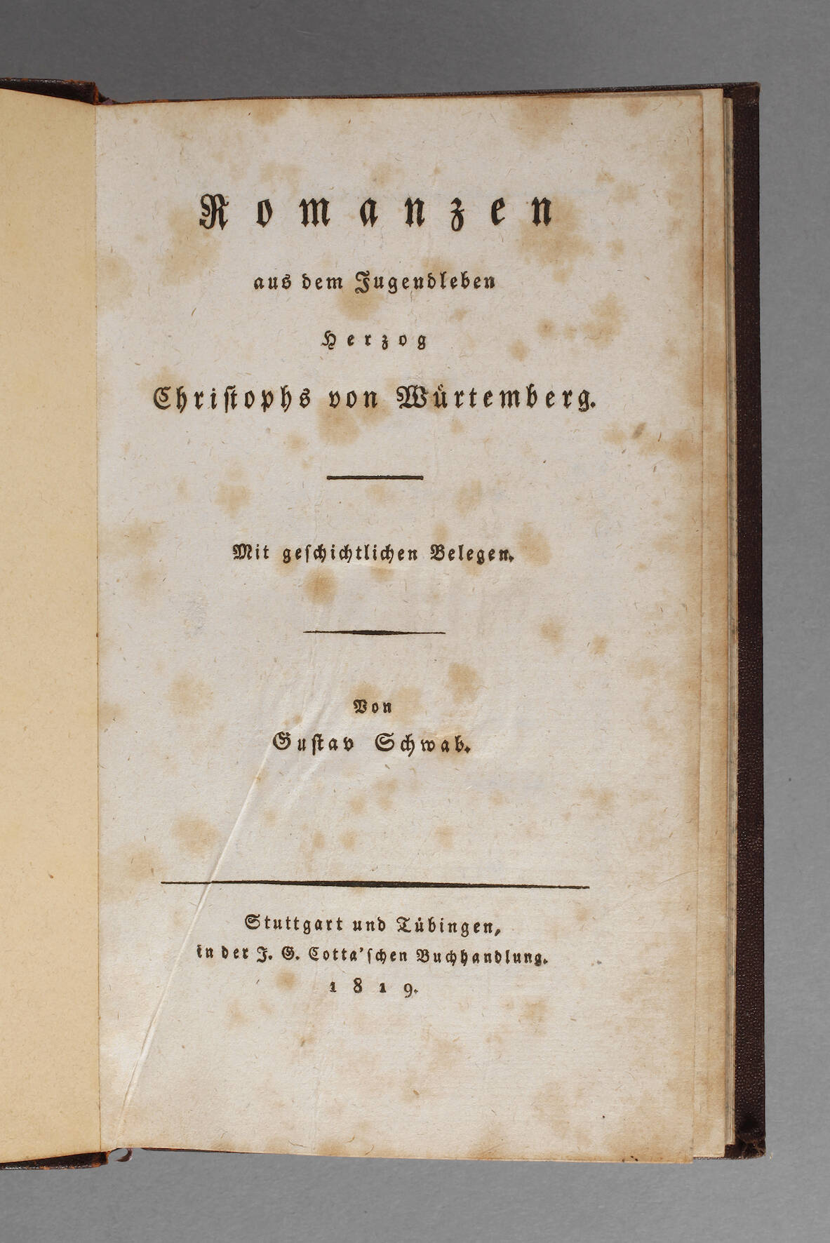 Romanzen aus dem Jugendleben