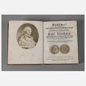 "Denkmal Carl Theodors" aus dem Besitz der Grafen Joner-Tettenweis