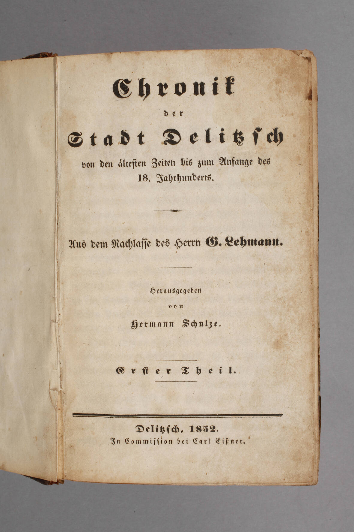 Chronik der Stadt Delitzsch