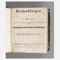 Verhandlungen des zu Weimar111