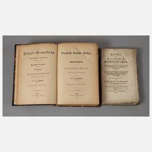 Zwei Bücher preußisches Kriminalrecht