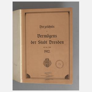 Verzeichnis des Vermögens der Stadt Dresden